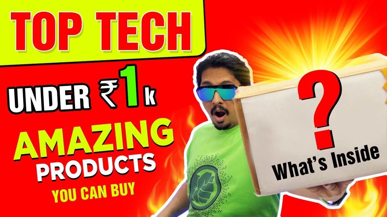 Top Tech Gadgets Under Rs.1k - from Amazon