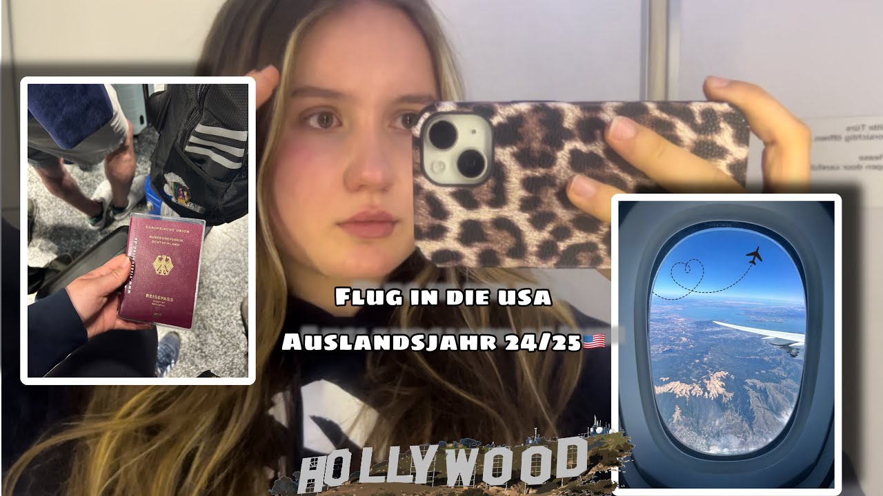 Mein Flug in die USA🇺🇸🦅/ Auslandsjahr 24/25