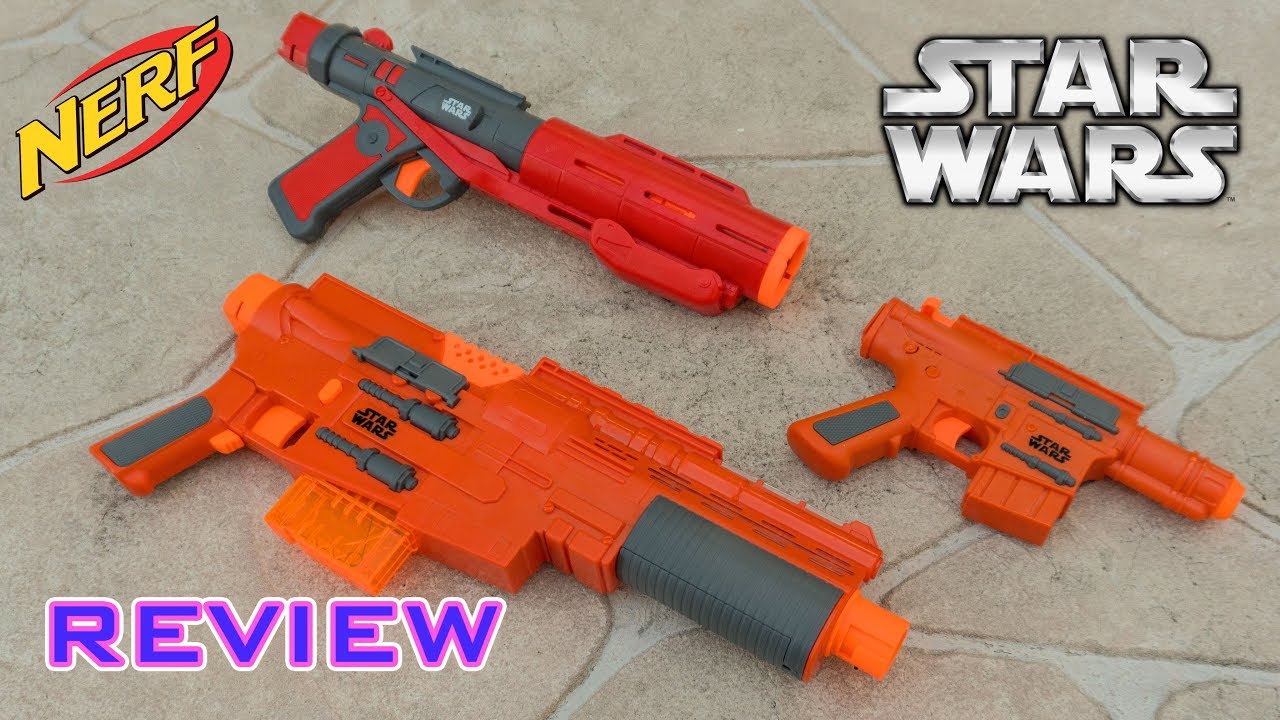 [REVIEW] Star Wars Rogue One Group Nerf Unboxing, Review, & Firing Test
