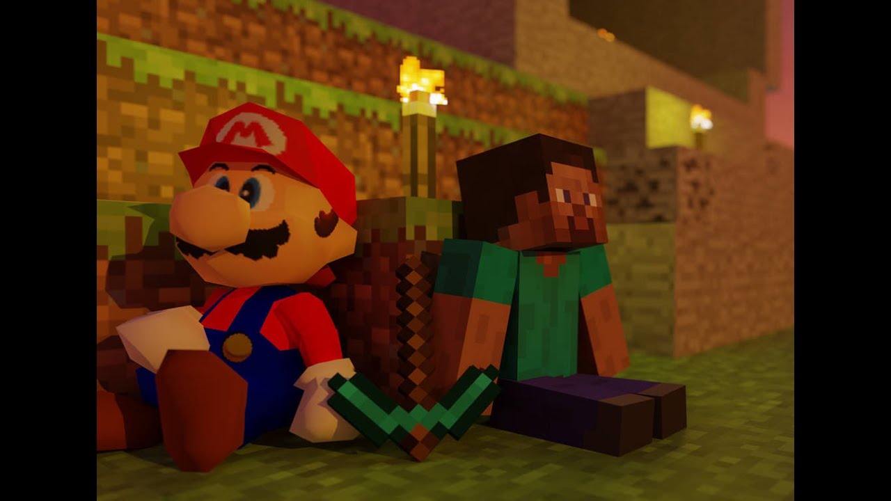 Minecraft songs but with SoundFonts Super Mario 64