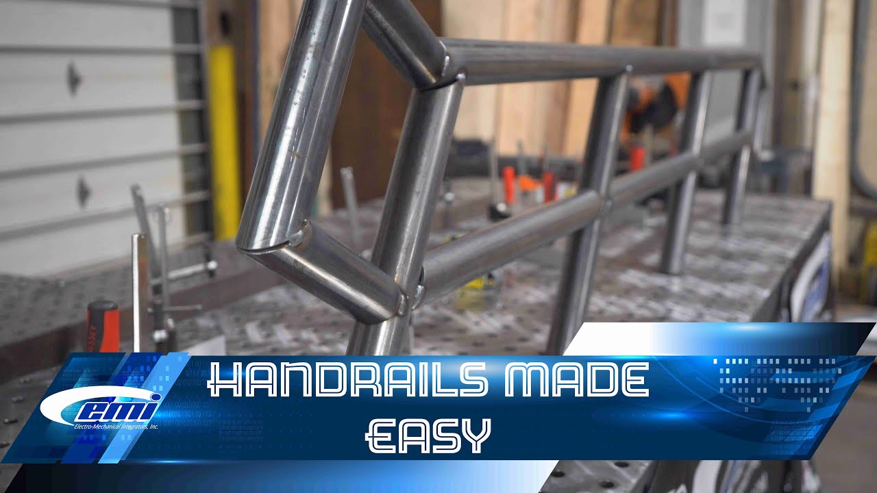 EMI - Easy Handrail Production -  Steel Pipe Plasma Cutter