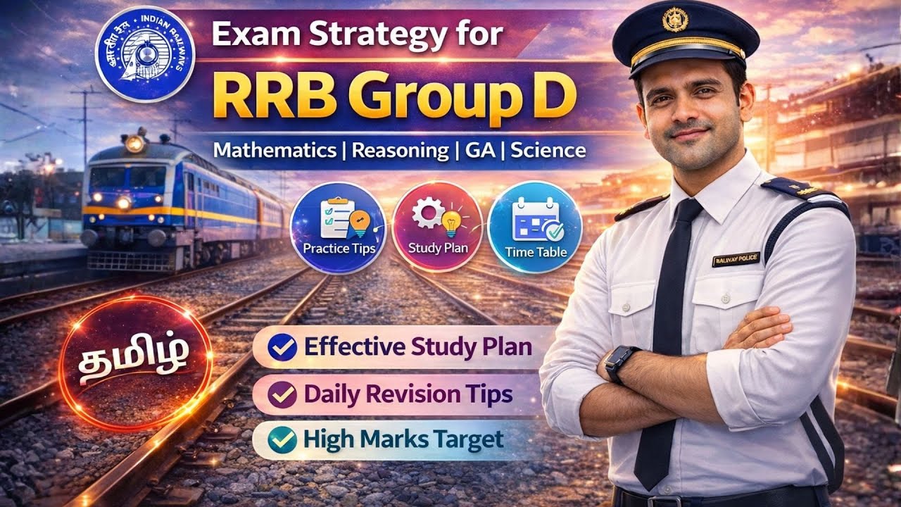 RRB Group D 2026 முழு வழிகாட்டி | Syllabus, Eligibility, Exam strategy in Tamil