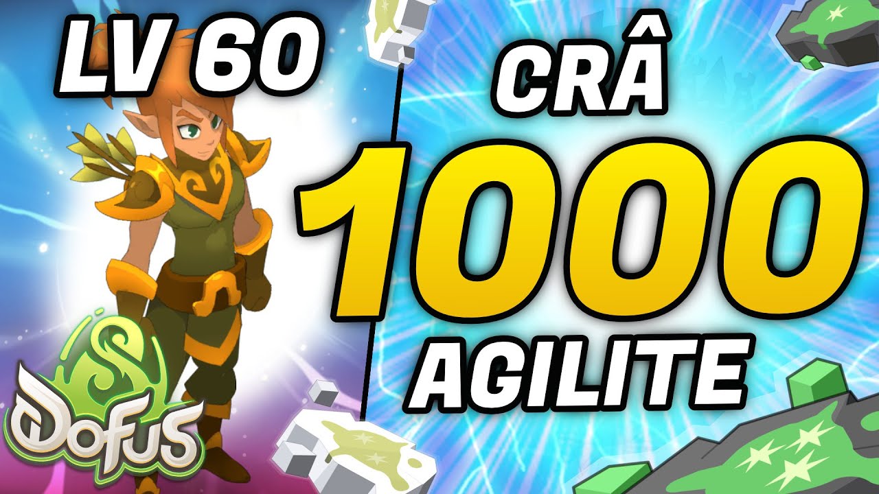 1000 AGI LV 60, CRA TITANESQUE SUR DOFUS 3