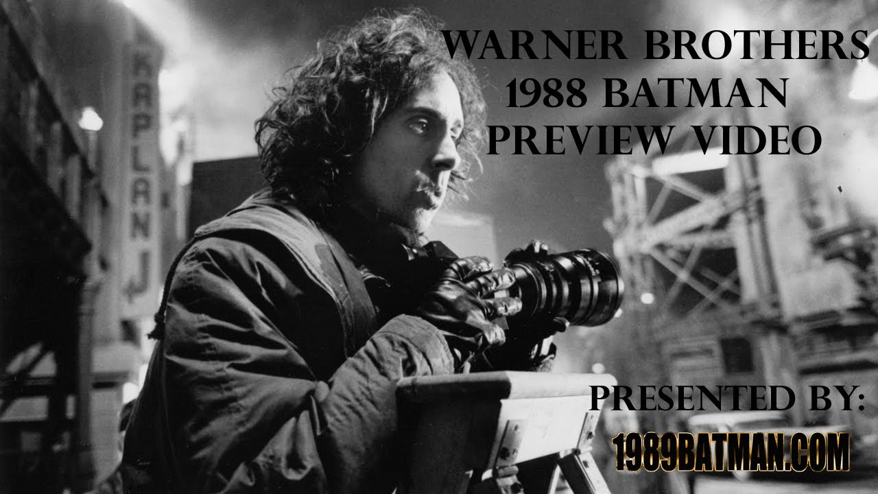 1989Batman.com Warner Brothers 1988 Batman Preview Video RARE Making Of 1989