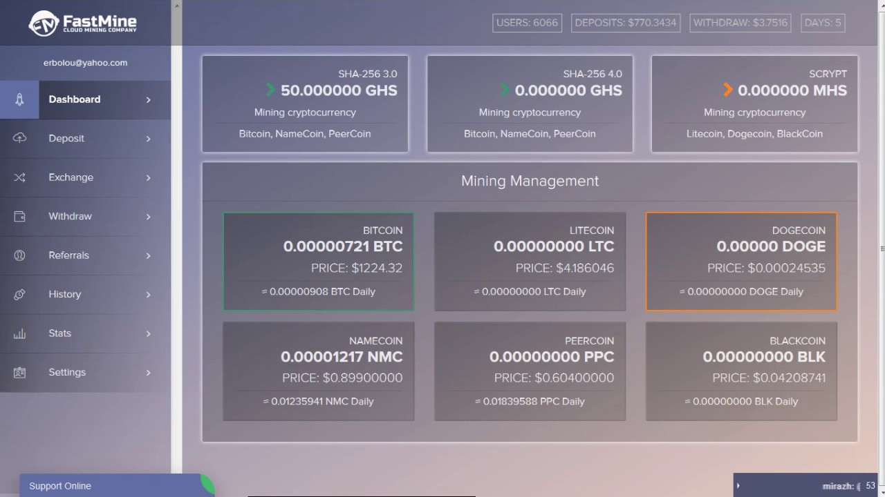 FAST-MINE.COM - Облачный майнинг, или новый EOBOT