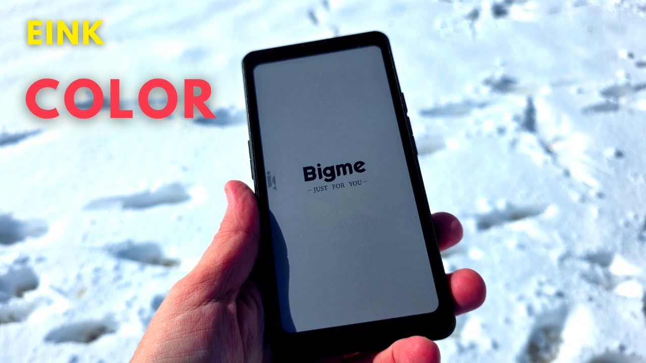 El mejor smartphone eInk a color: Bigme Hibreak Pro Color