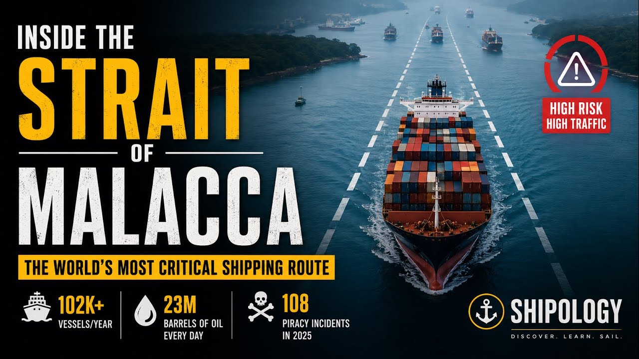     Why the Strait of Malacca Controls Global Trade 🚢⚓️