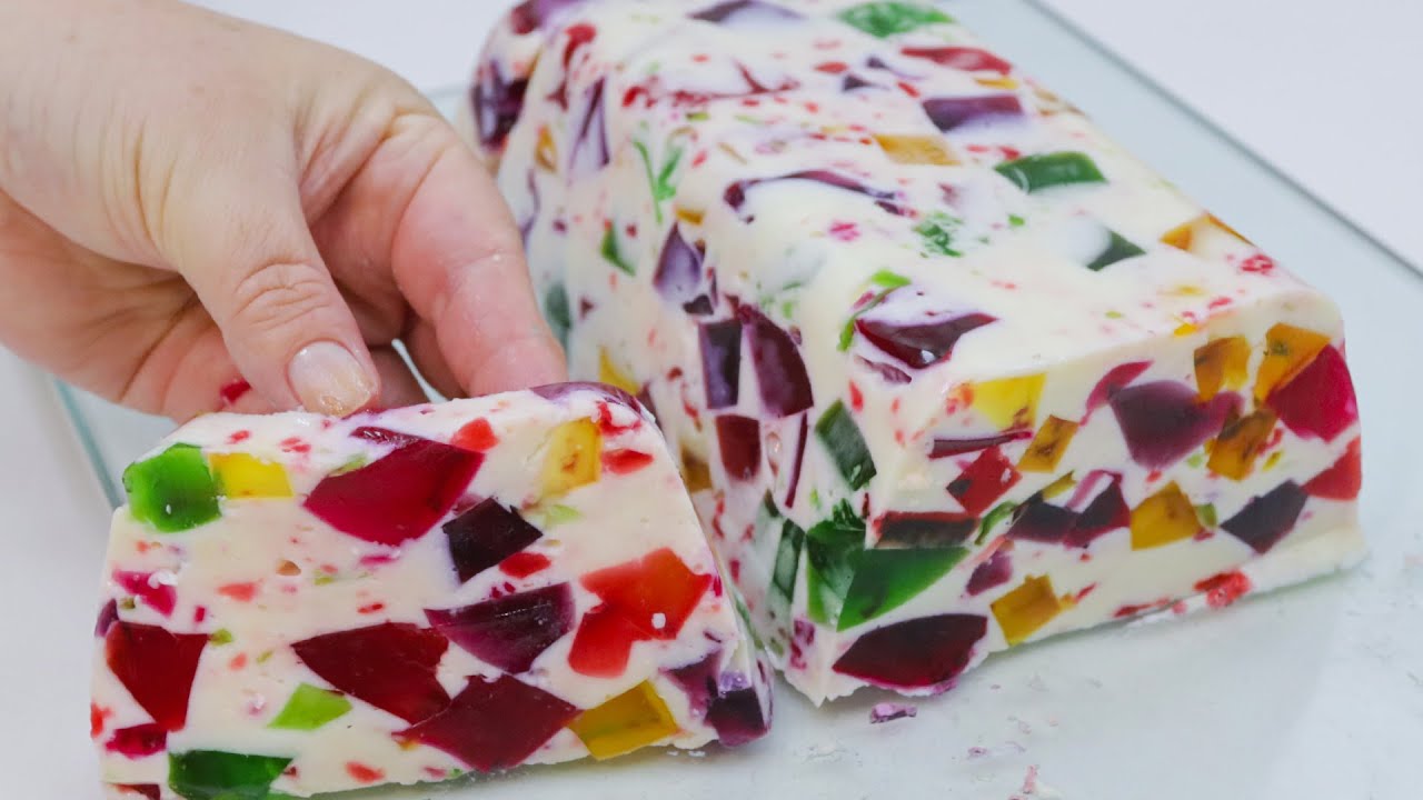 MOSAICO GELATINA COLORIDA SUPER ECONÔMICA MARAVILHOSA E GOSTOSA
