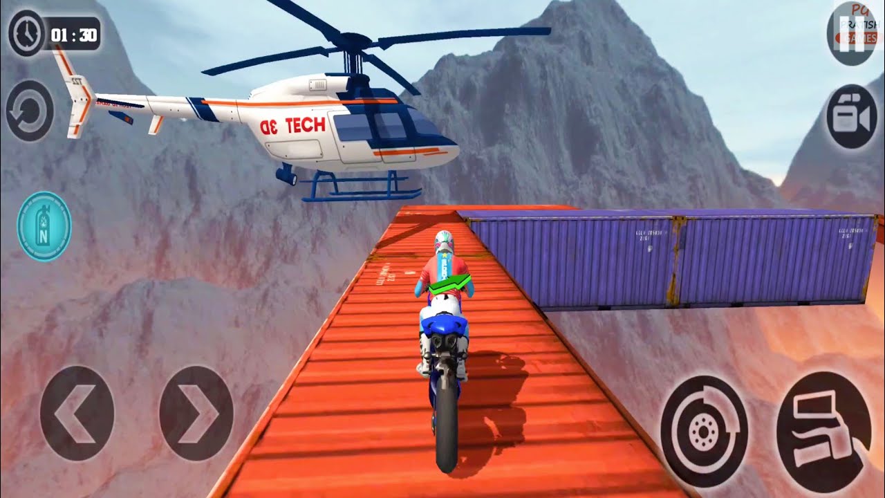 Impossible Motor Bike Tracks - #1 Android Gameplay Video | Bike Game Download