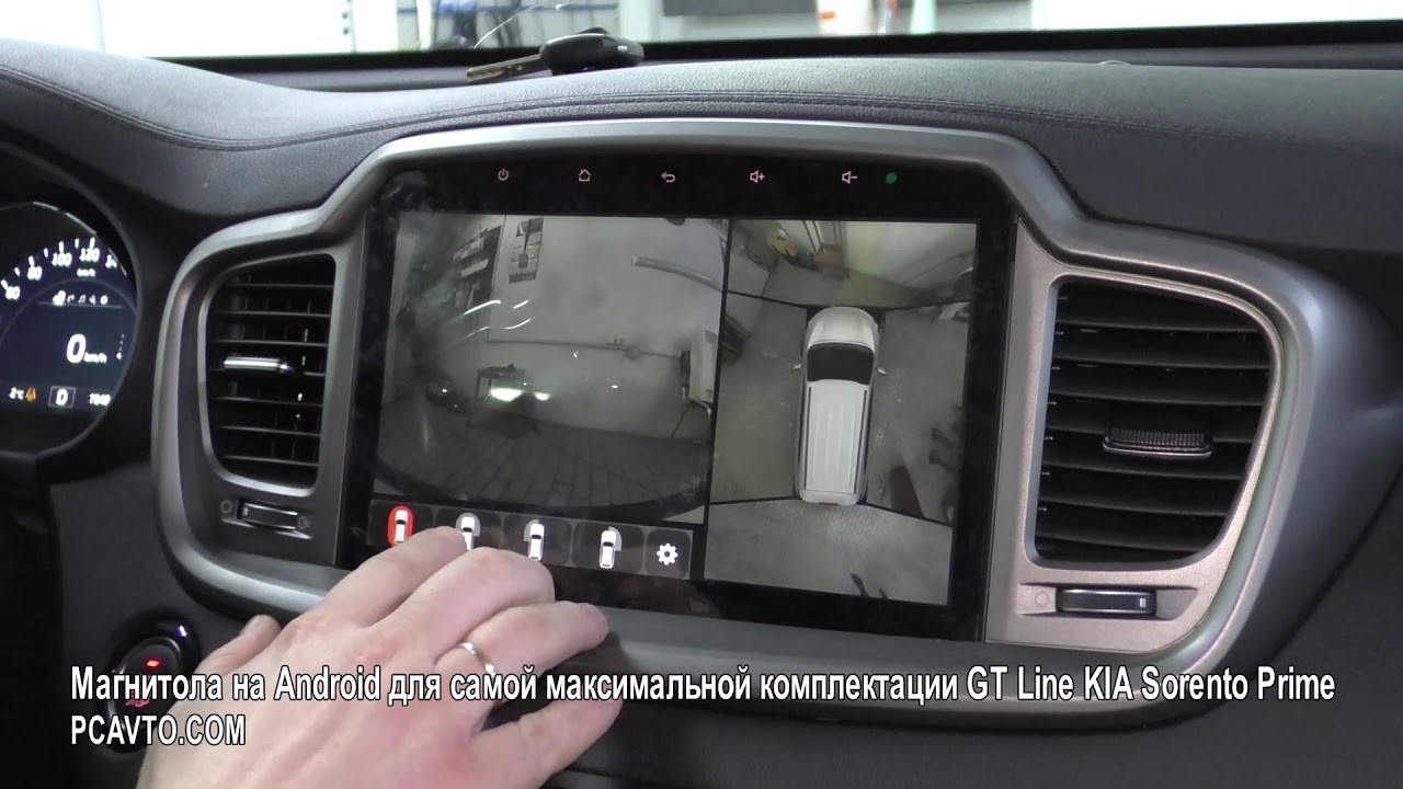 Магнитола на Android для самой максимальной комплектации GT Line KIA Sorento Prime