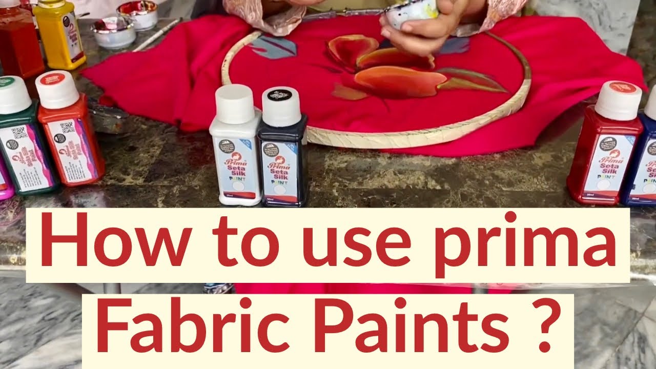 How to use prima fabric paints ?