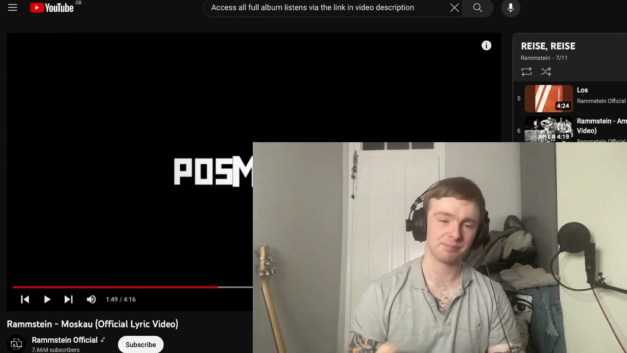 Rammstein - Moskau Reaction & First Time Listen