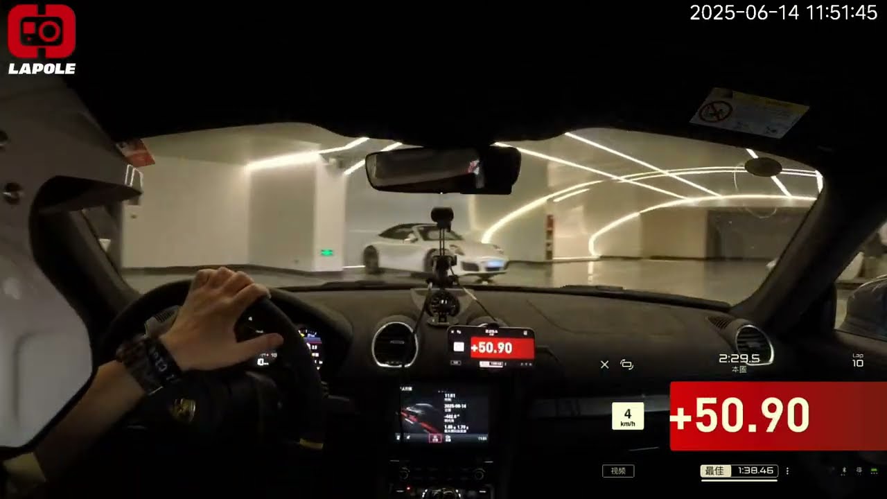 718 GT4RS Zhejiang Circuit. Z-Club track day. Full session.(Real time overlay rendered)