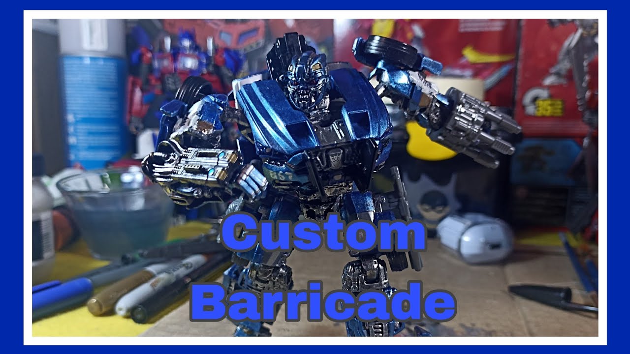 Transformers Studio Series Barricade Custom Transformers TLK #transformers #transformersstudioseries