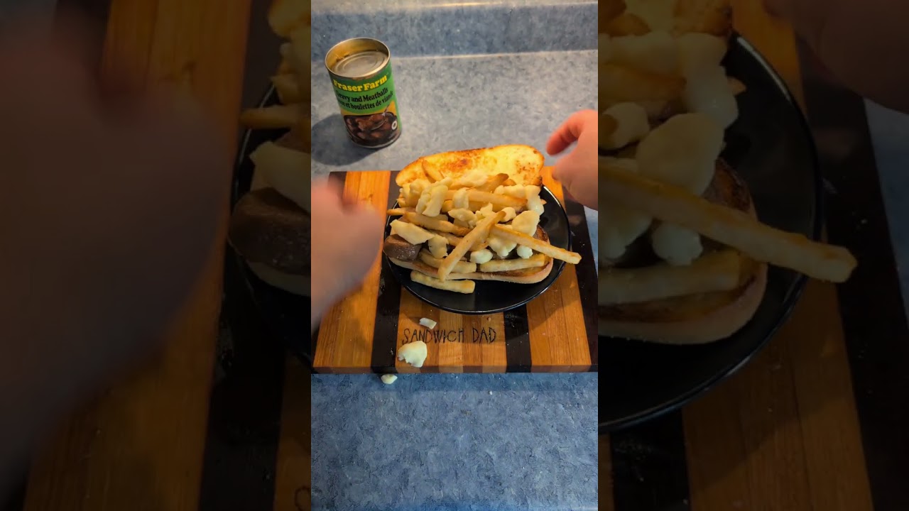 Newfoundland Poutine Sandwich - Sandwiches of Canada - Sandwich Dad 