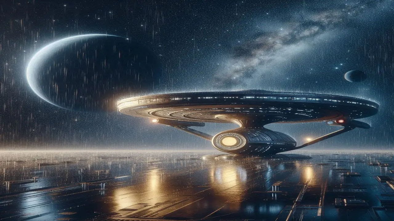 Holosuite Escape: Earthly Rain on Deep Space Nine | Sci-Fi Sleep Ambience