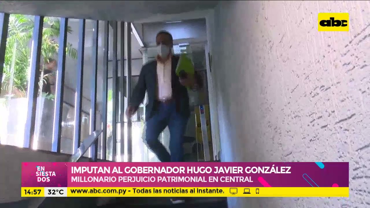 Después de seis meses imputan al Gobernador de Central Hugo Javier González