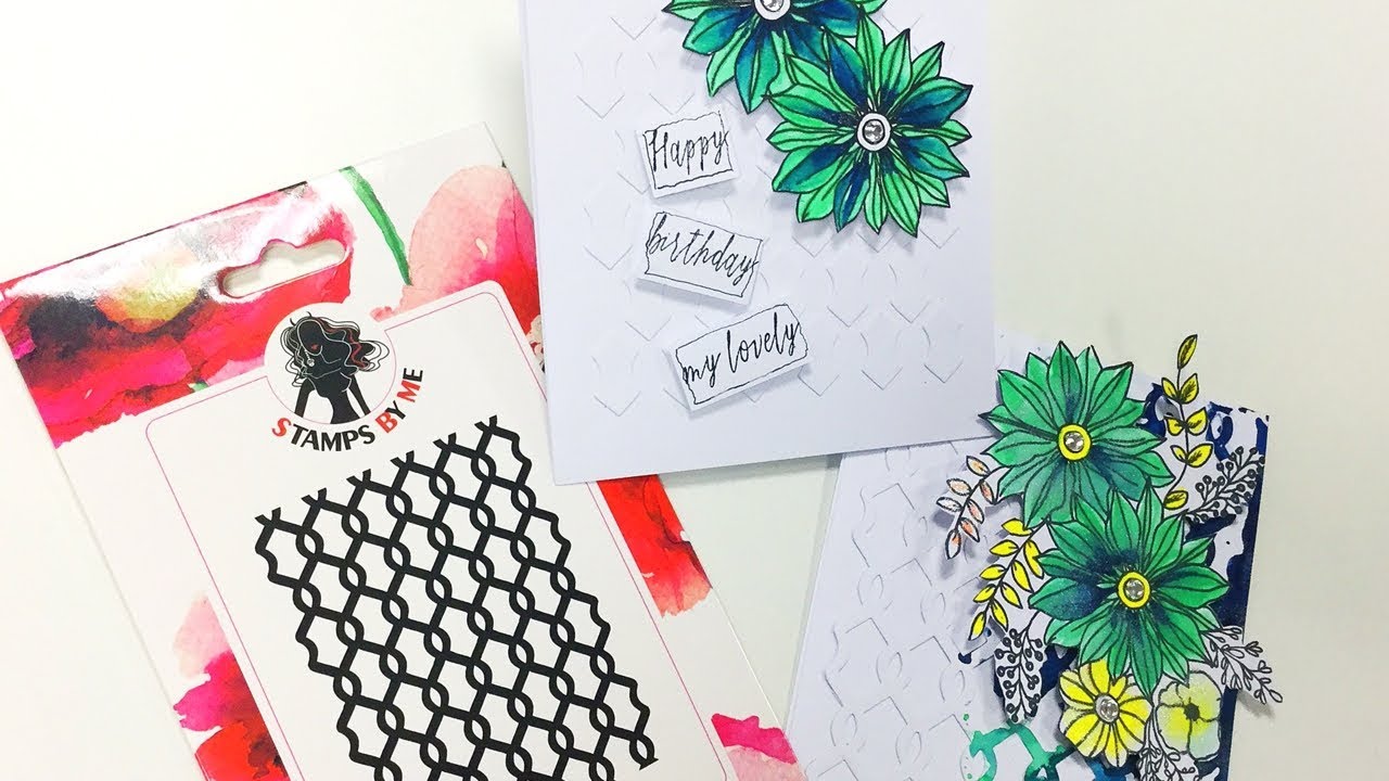 Stamping and Watercolouring Techniques with Toni Darroch as she uses the MAY SBM Members Gift