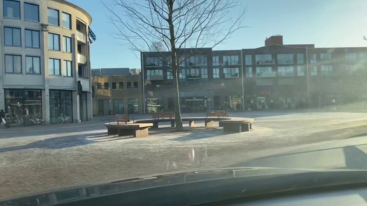 Corona-virus impact rondje Almelo centrum op Maandagmiddag