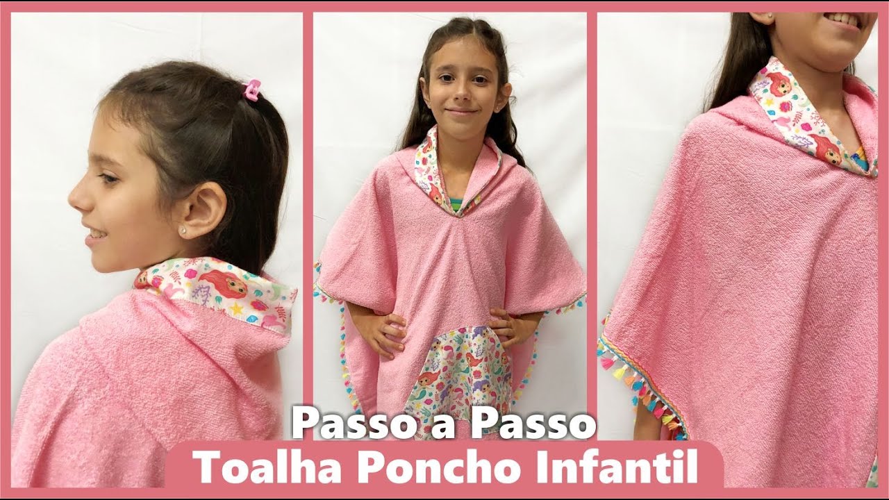 Passo a Passo Toalha Poncho Infantil por Roberta Menezes - Loja Tear