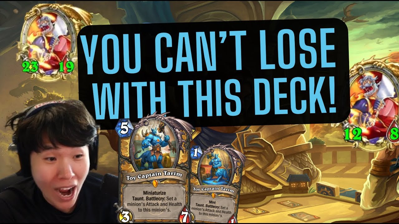 THIS DECK SIMPLY CAN'T LOSE! DISGUISED TOAST PLAYS HANDBUFF PALADIN DECK