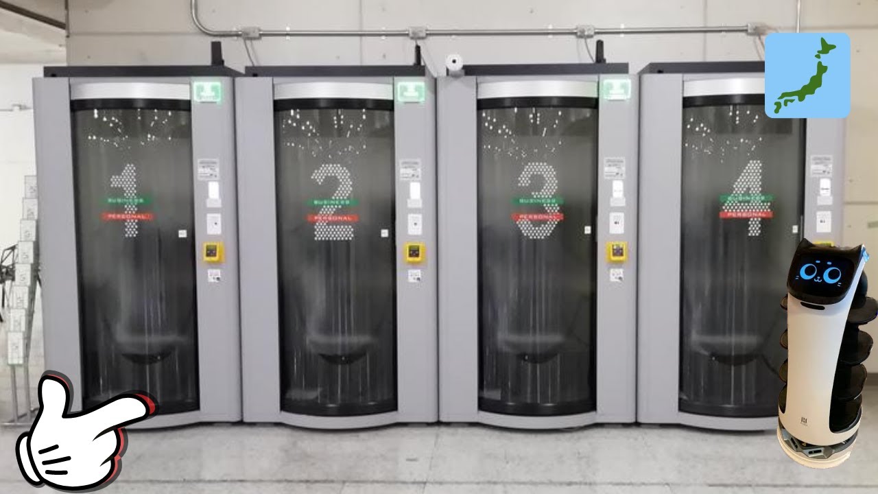 Будущий мир! Пребывание в WORK POD внутри станции в Токио, Япония - Staion Work