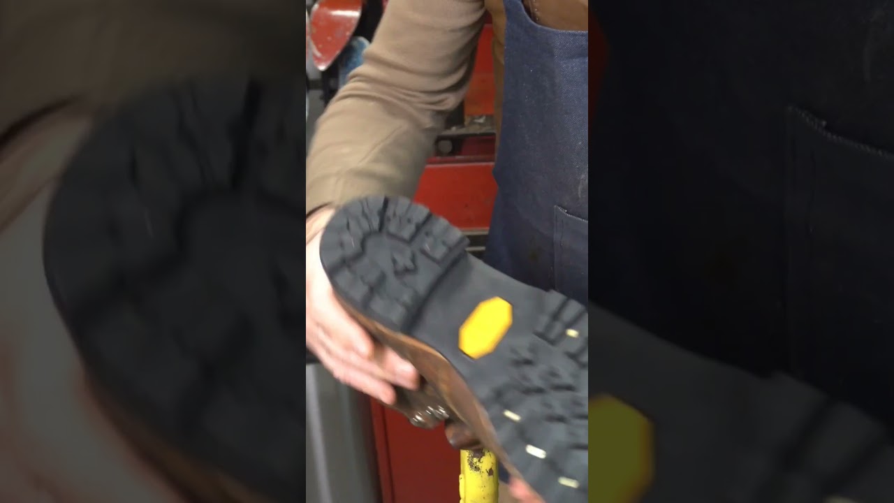 Vibram 100 Montagna Soles on Red Wing Iron Rangers