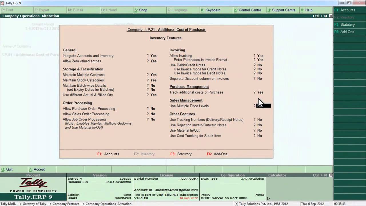 Tally ERP Tutorial in Hindi : 21/50 Additional Cost of Purchase by Viral Jadhav