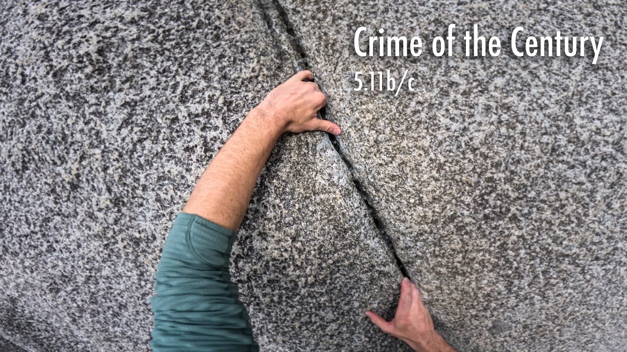 ICONIC Squamish finger crack climb | Crime of the Century 5.11b/c