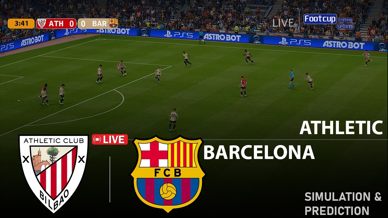 🔴Athletic Club vs Barcelona | LALIGA EA Sports 2026 Full Match VideoGame Simulation/Prediction