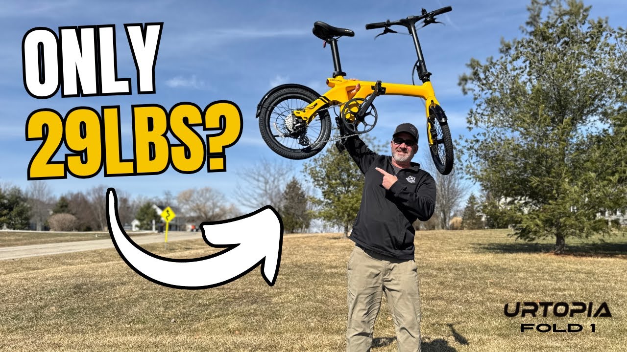 29LB CARBON FIBER FOLDING EBIKE THAT WILL BLOW YOU AWAY! URTOPIA FOLD 1 REVIEW