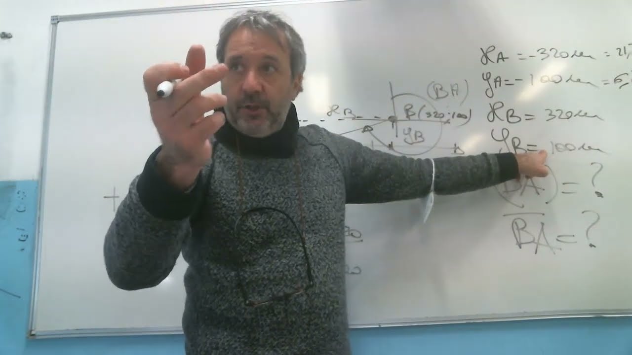 LEZIONE DI TOPOGRAFIA: COORDINATE POLARI E COORDINATE CARTESIANE