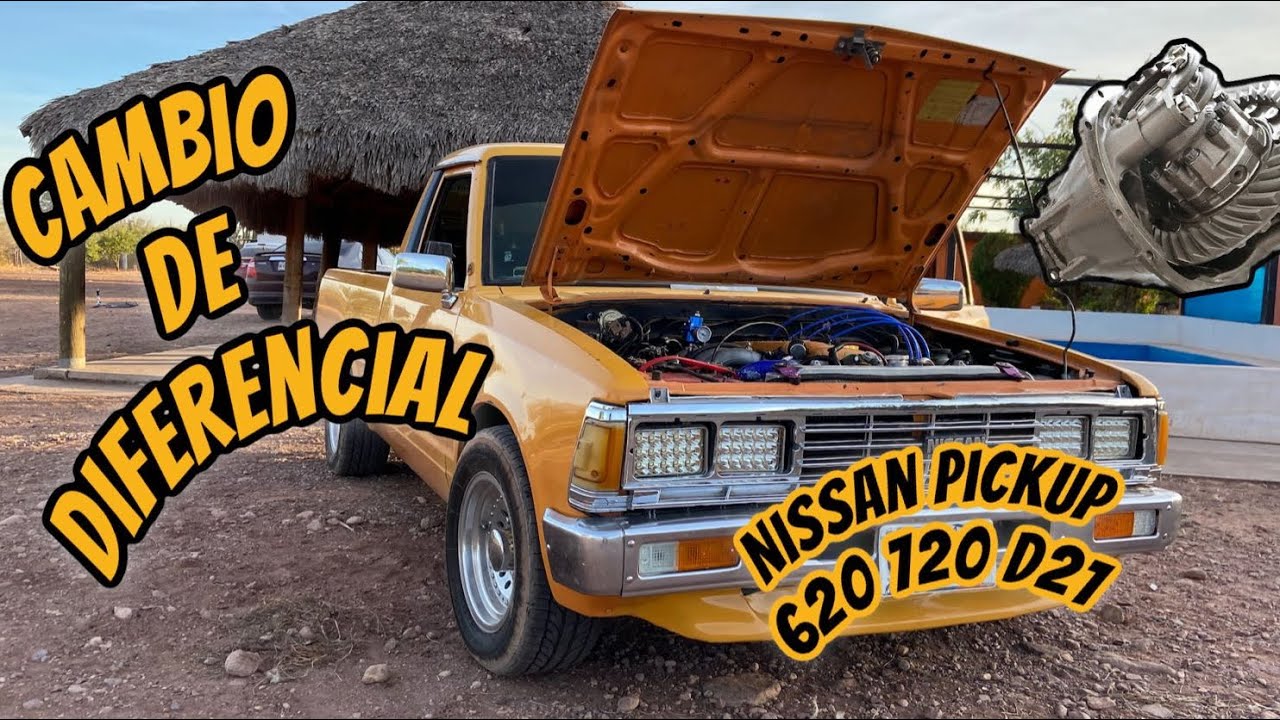 Como cambiar el diferencial de mi nissan pickup 720-620-d21(cambio de calabaza) #truck  #nissan