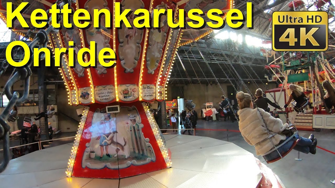 12. Historischer Jahrmarkt Bochum 2019 - Kettenkarussel Onride & Off Ride (4K/POV) Jahrhunderthalle