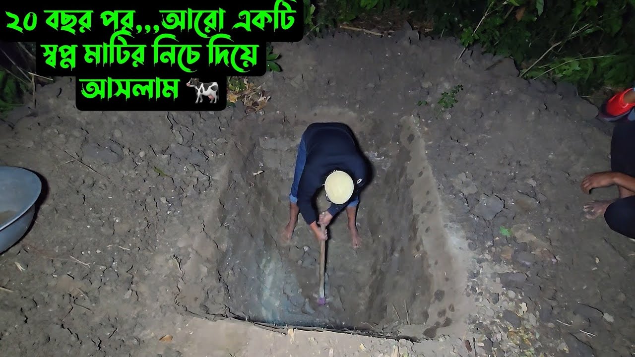 ২০ বছর পর,,,আরো একটি স্বপ্ন মাটির নিচে দিয়ে আসলাম 🐄