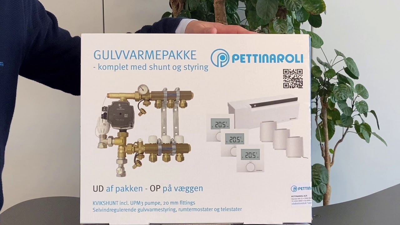 PAKKE 3: Få KVIKSHUNT'en og Alpha gulvvarmesystemet i én samlet pakken på ét VVS-nummer
