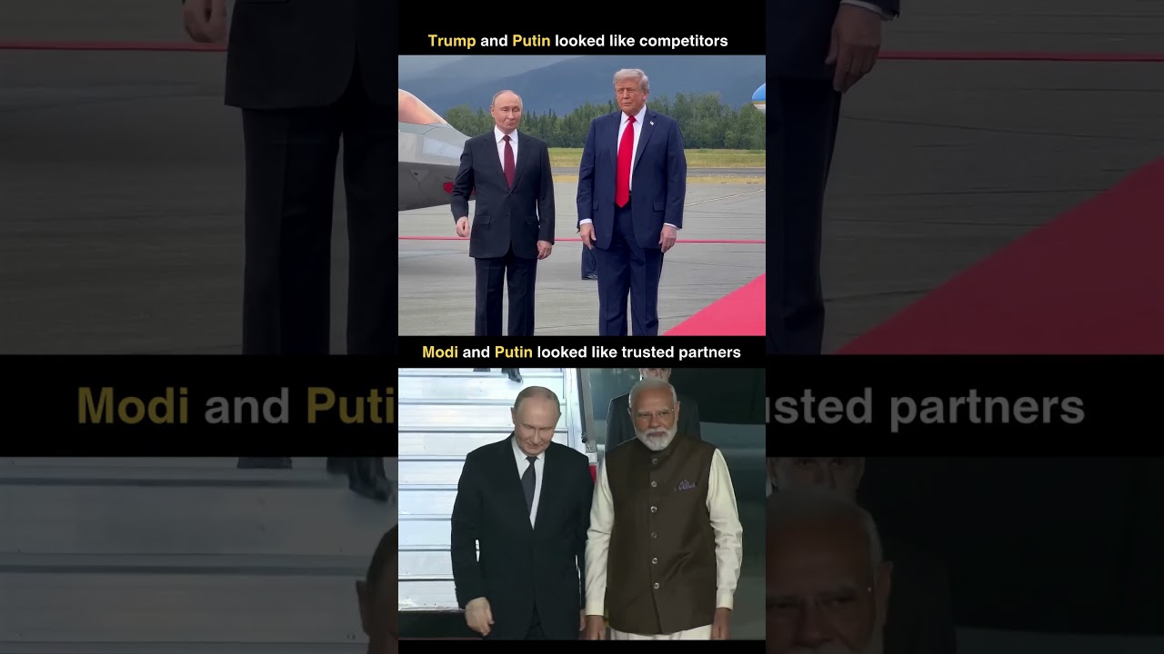 Trump vs Modi Meeting Putin 🤝 Rivalry vs Respect! #shorts #viral #trending #viralvideo #short #usa