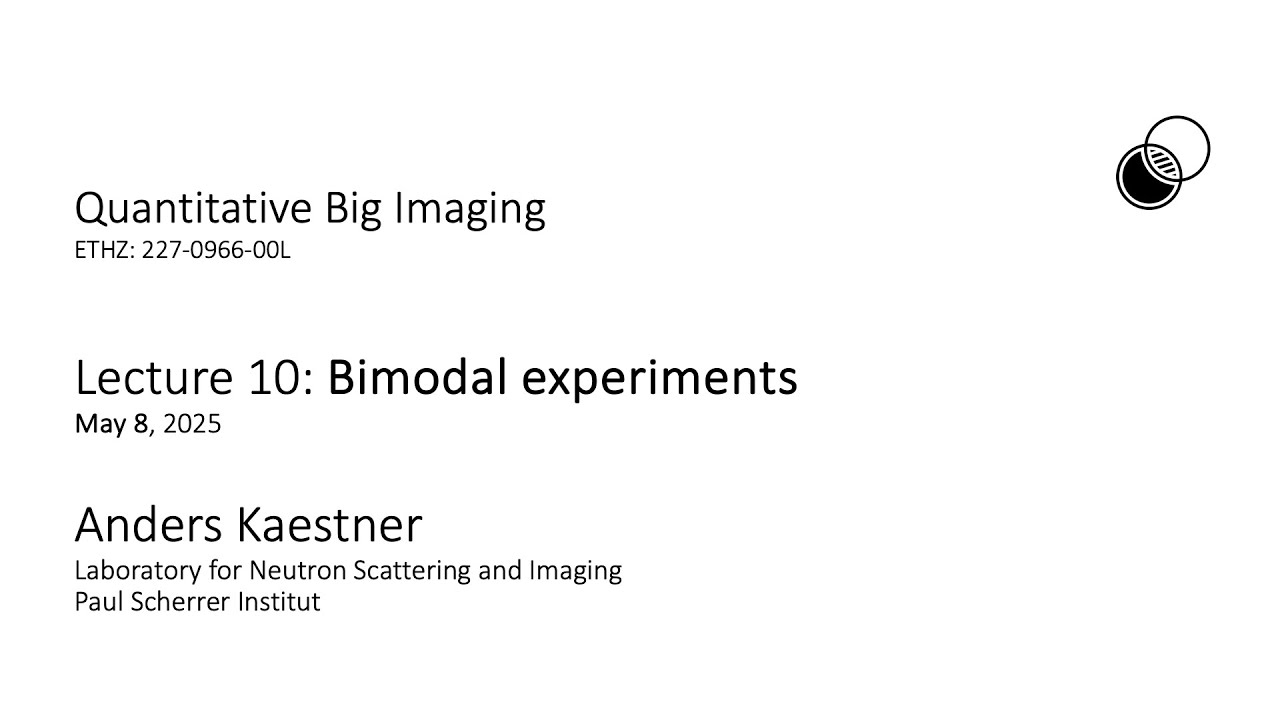 QBI2025 Lecture 10 Part 1 - Bimodal experiments