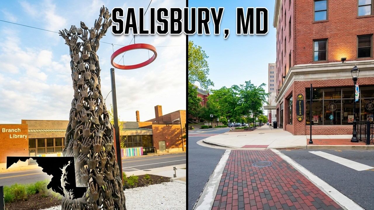 Salisbury, Maryland I Downtown I MD Eastern Shore I 4K