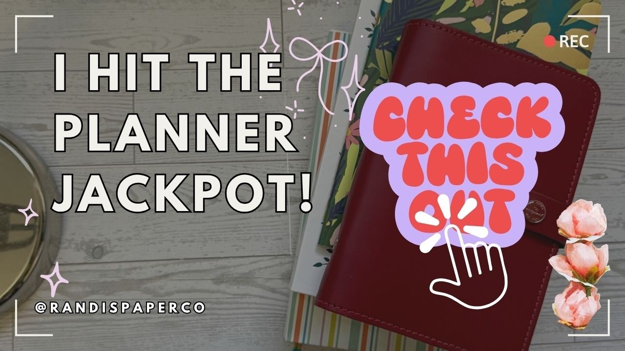 Goodwill Finds! | Thrift Store Haul | Filofax Original Personal Planner | & Bullet Journals