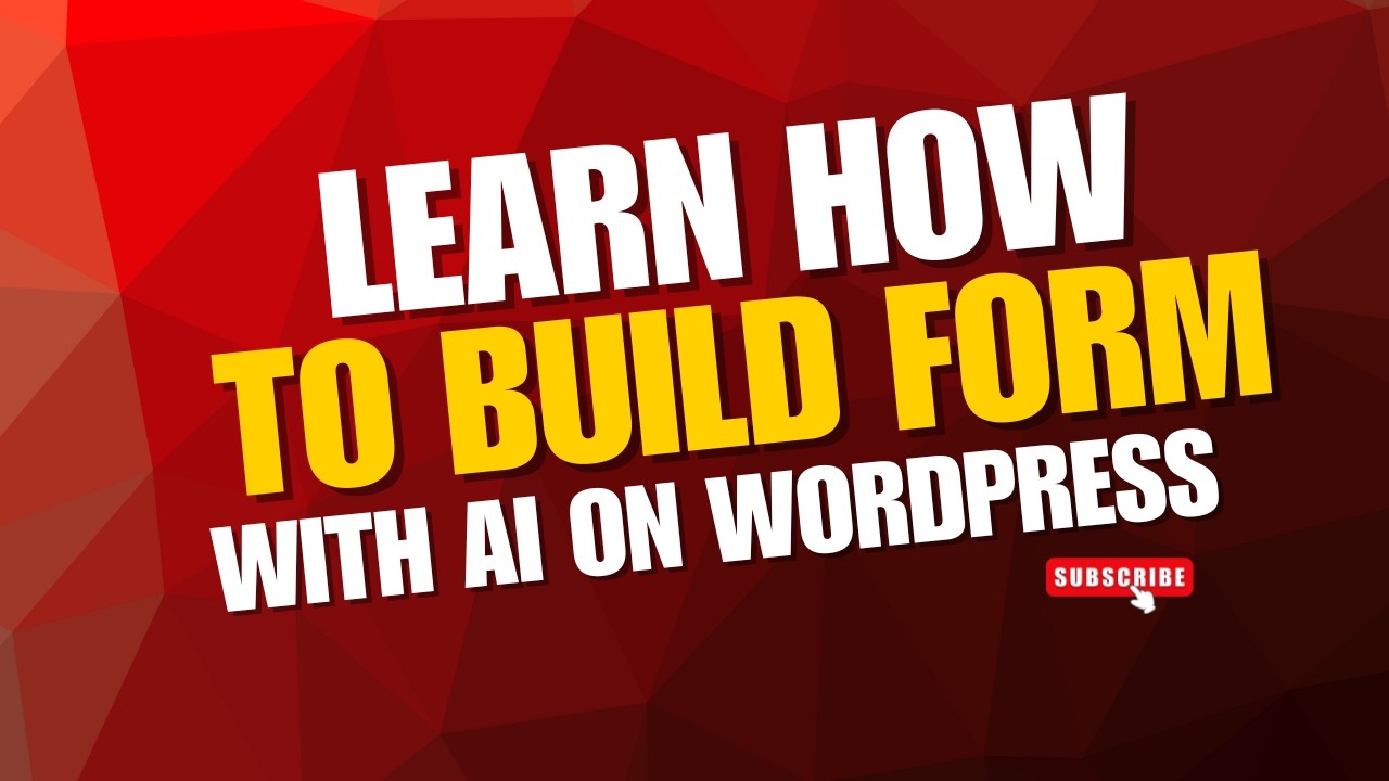 BUILDING FORM WITH AI ON WORDPRESS