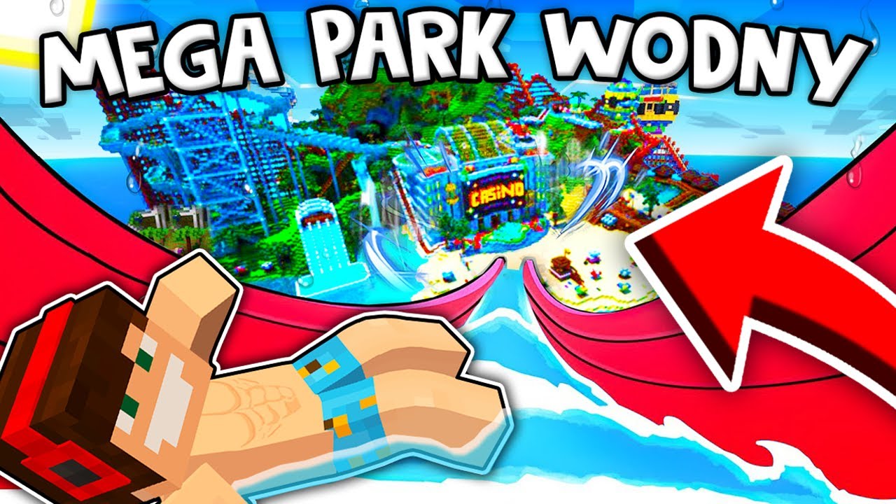 NAJLEPSZY PARK WODNY ZE ZJEŻDŻALNIAMI W MIENCRAFT?! GPLAY & LAKI