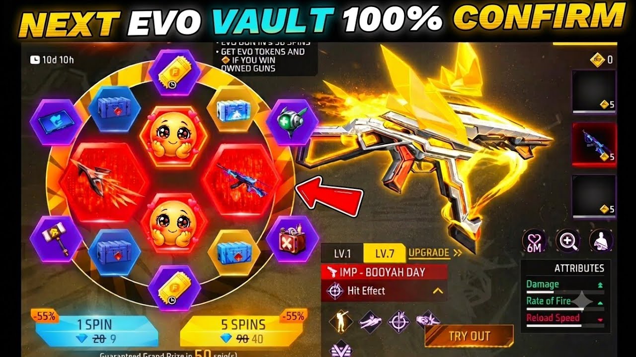 Next Evo Vault Event 🥳😍 | August Evo Vault Free Fire | Next Evo Vault Events | FF Upcoming Events