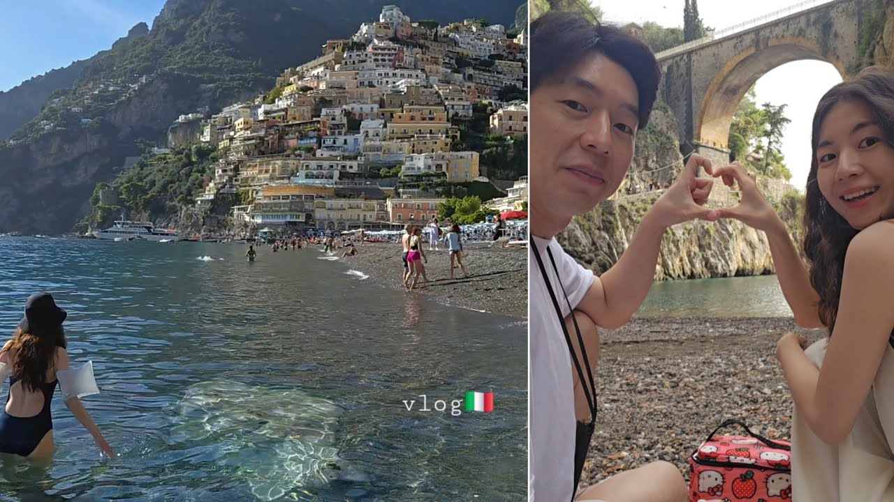 Путешествия по Южной Италии 🇮🇹 l Позитано, Амальфи, Фьордо-ди-Фуроре l Плоские персики в октябре ...