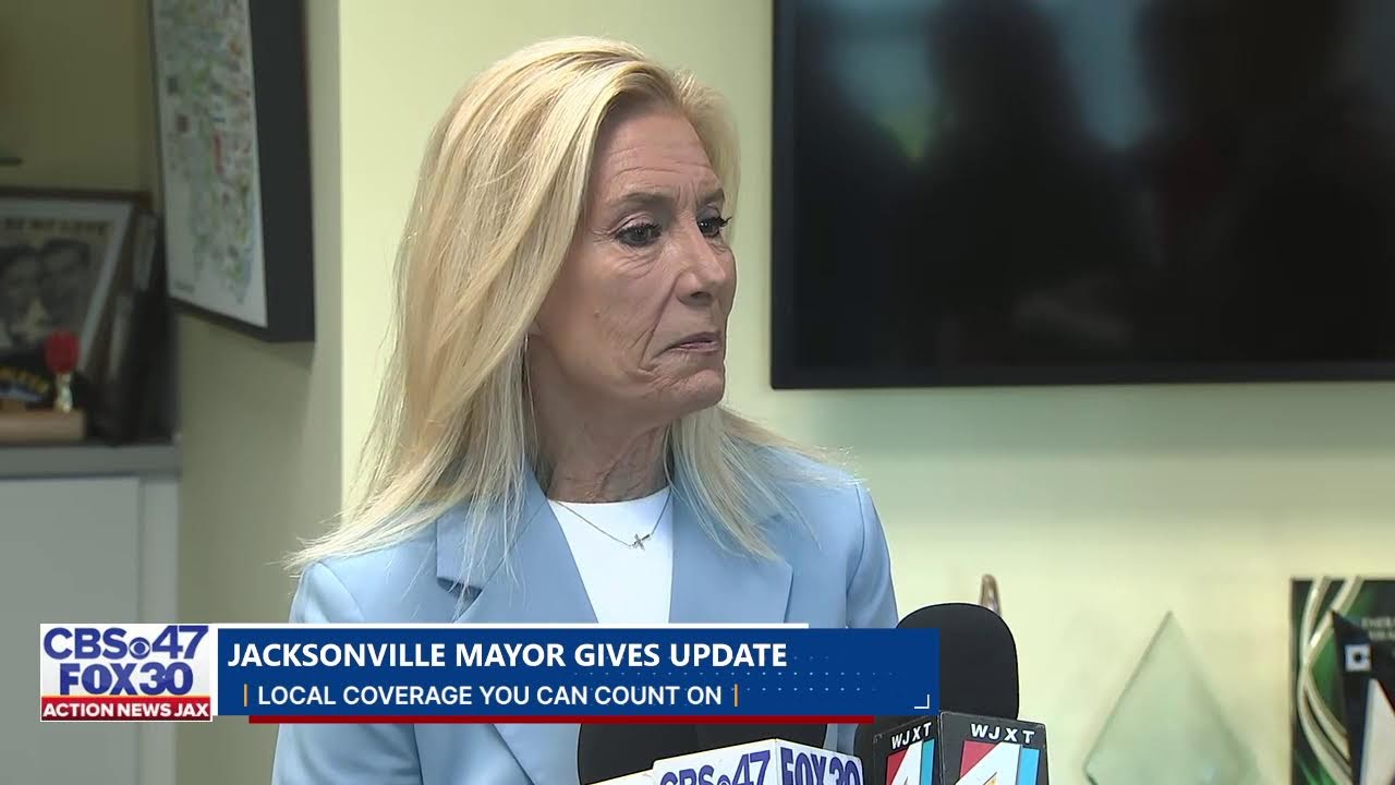 Jacksonville mayor speaks after city employee placed on leave after ICE-related warning