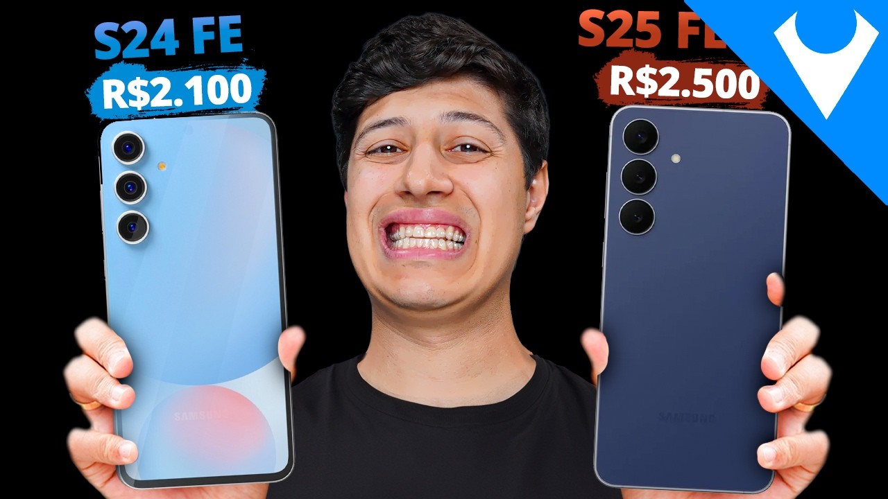 MUDOU! Galaxy S25 FE vs S24 FE qual COMPRAR? 99% VÃO ERRA na ESCOLHA!