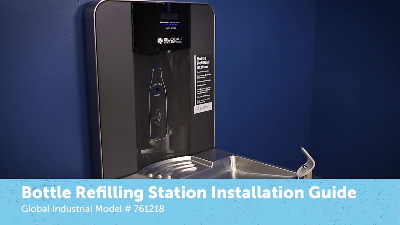 Global Industrial™ Bottle Filler Drinking Fountain Installation Guide