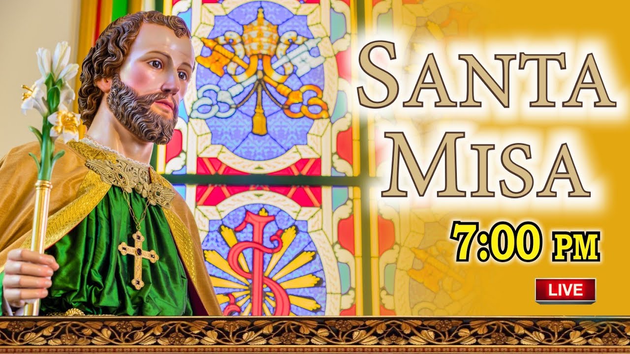 MISA EN VIVO HOY JUEVES 19-MARZO-26. TODOS LOS DÍAS A LAS 7:00 PM