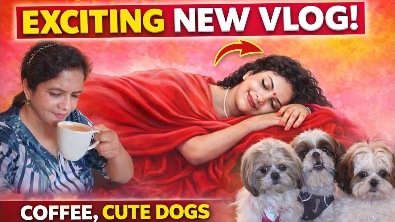 My Simple Morning Routine ☀️ #MorningRoutine #DailyVlog #HindiVlog #HomeVlog #DogMomLife#ShihTzuLove