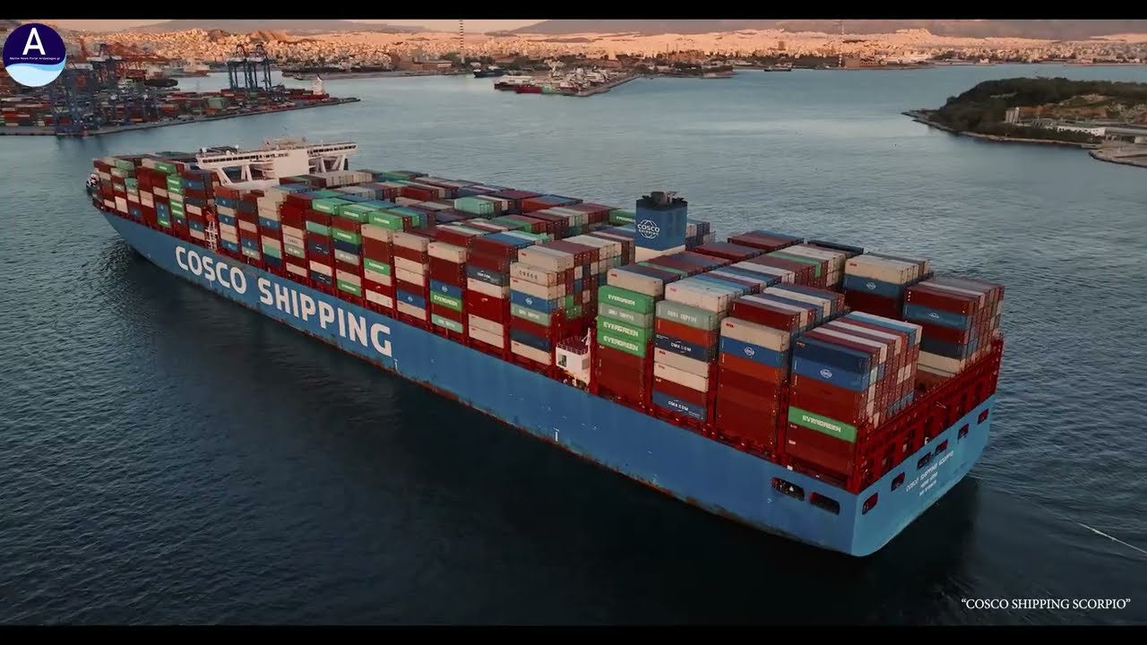 &ldquo;COSCO SHIPPING SCORPIO&rdquo; (Arrival at PCT S.A) Greece 06/3/2023 #CoscoShippingLines  #ship